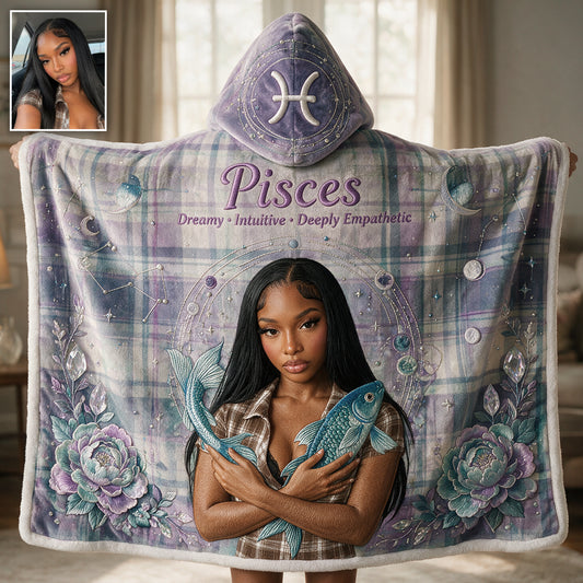 Aimez qui vous êtes - Couverture à capuche horoscope personnalisée
