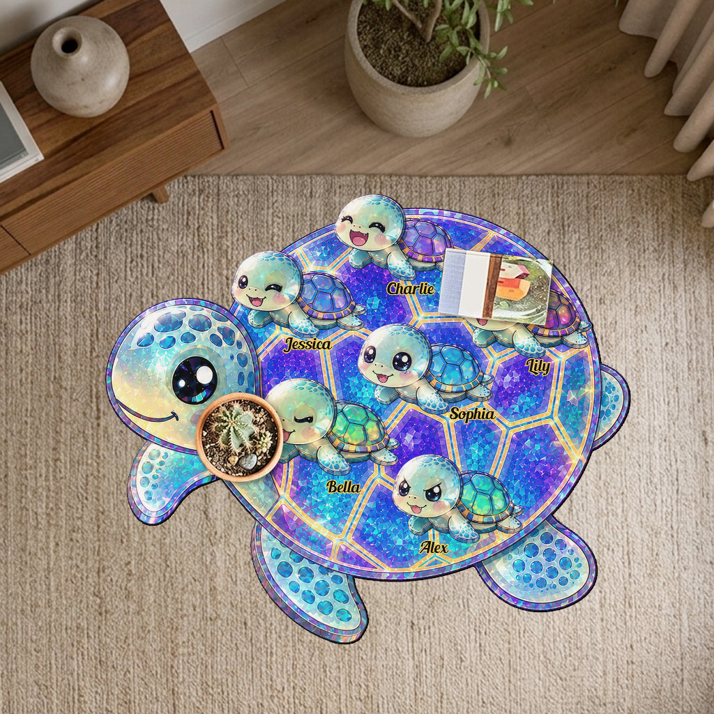 Turle Lovers Gift - Personalized Turtle Table Custom Shape