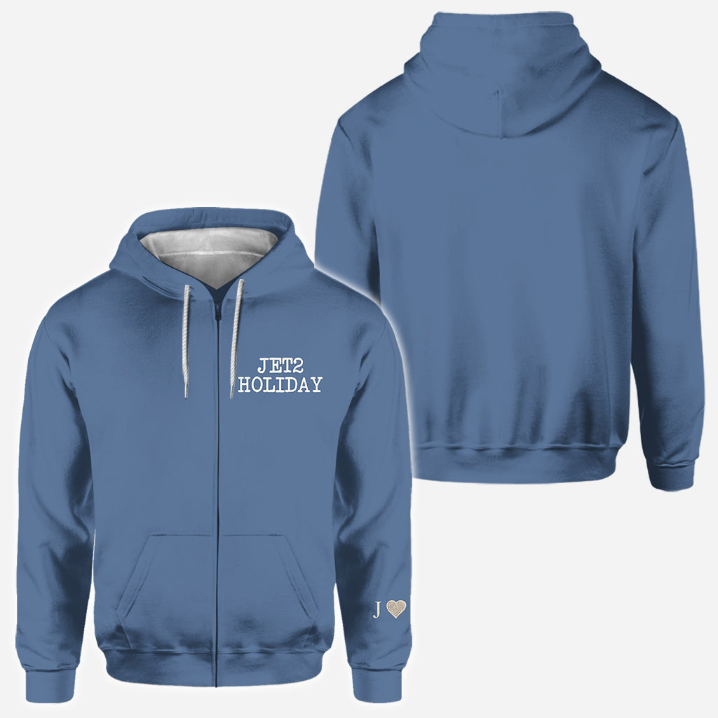 Ma copine me surpasse. Rien ne vaut des vacances Jet2 - T-shirt personnalisé pour couple