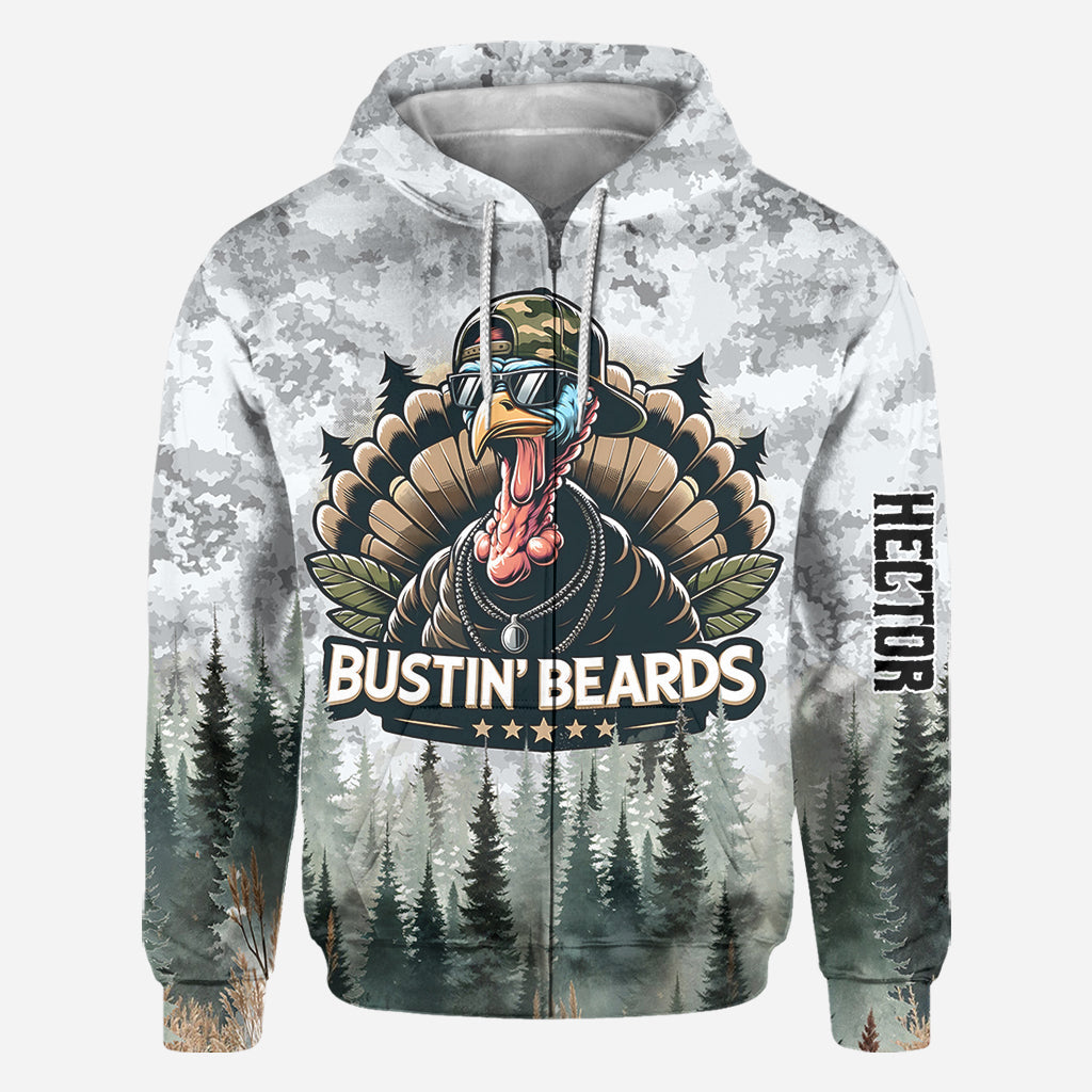 Bustin' Beards - Personalized Hunting All Over Shirt