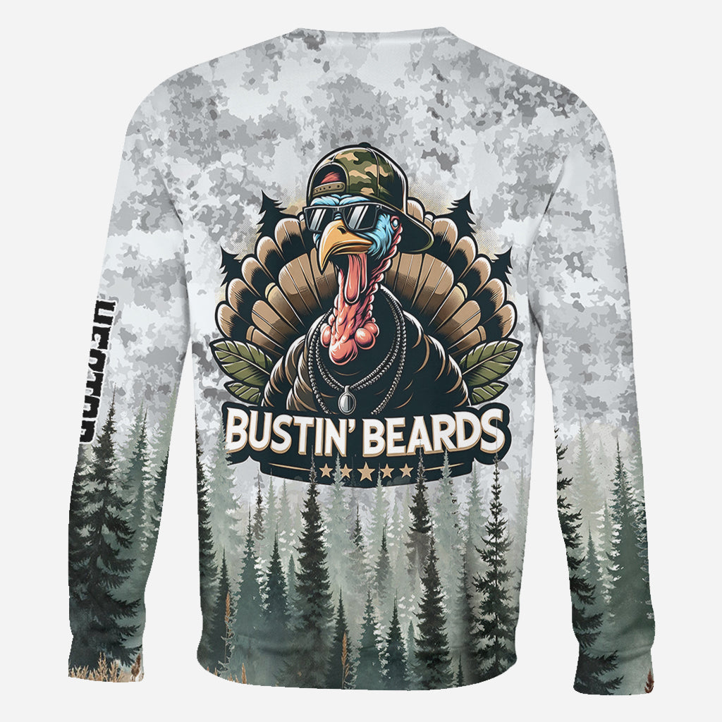 Bustin' Beards - Personalized Hunting All Over Shirt
