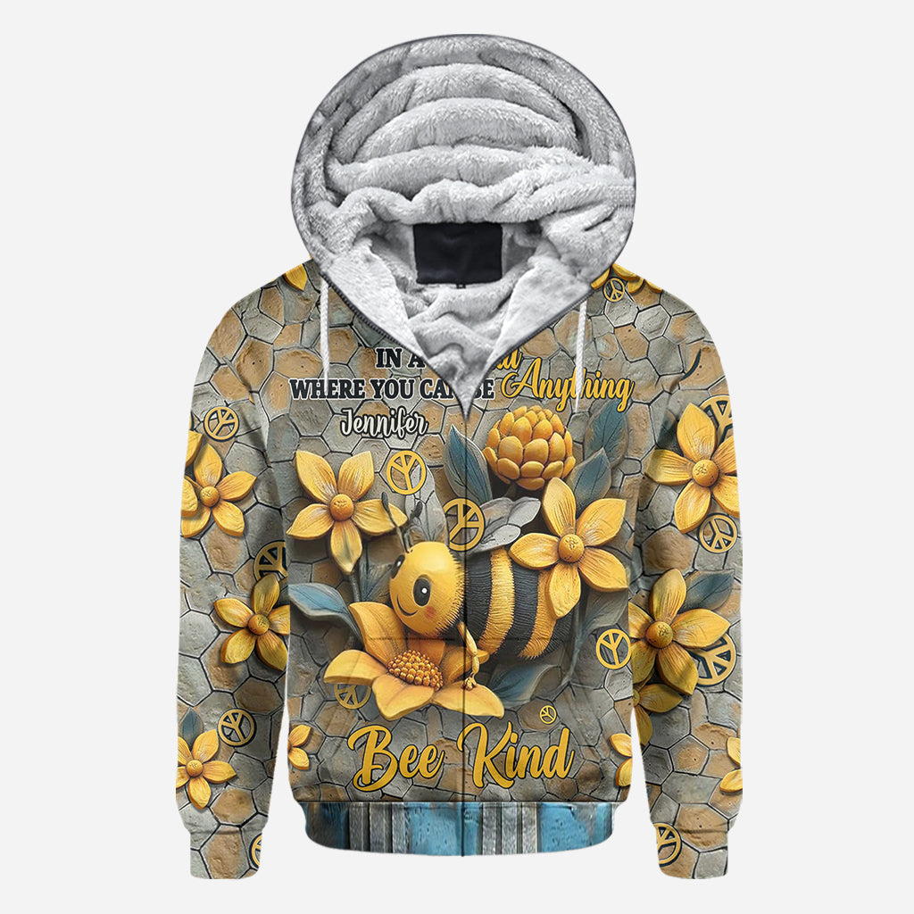 Dans un monde où tout est possible, soyez gentils - T-shirt hippie personnalisé