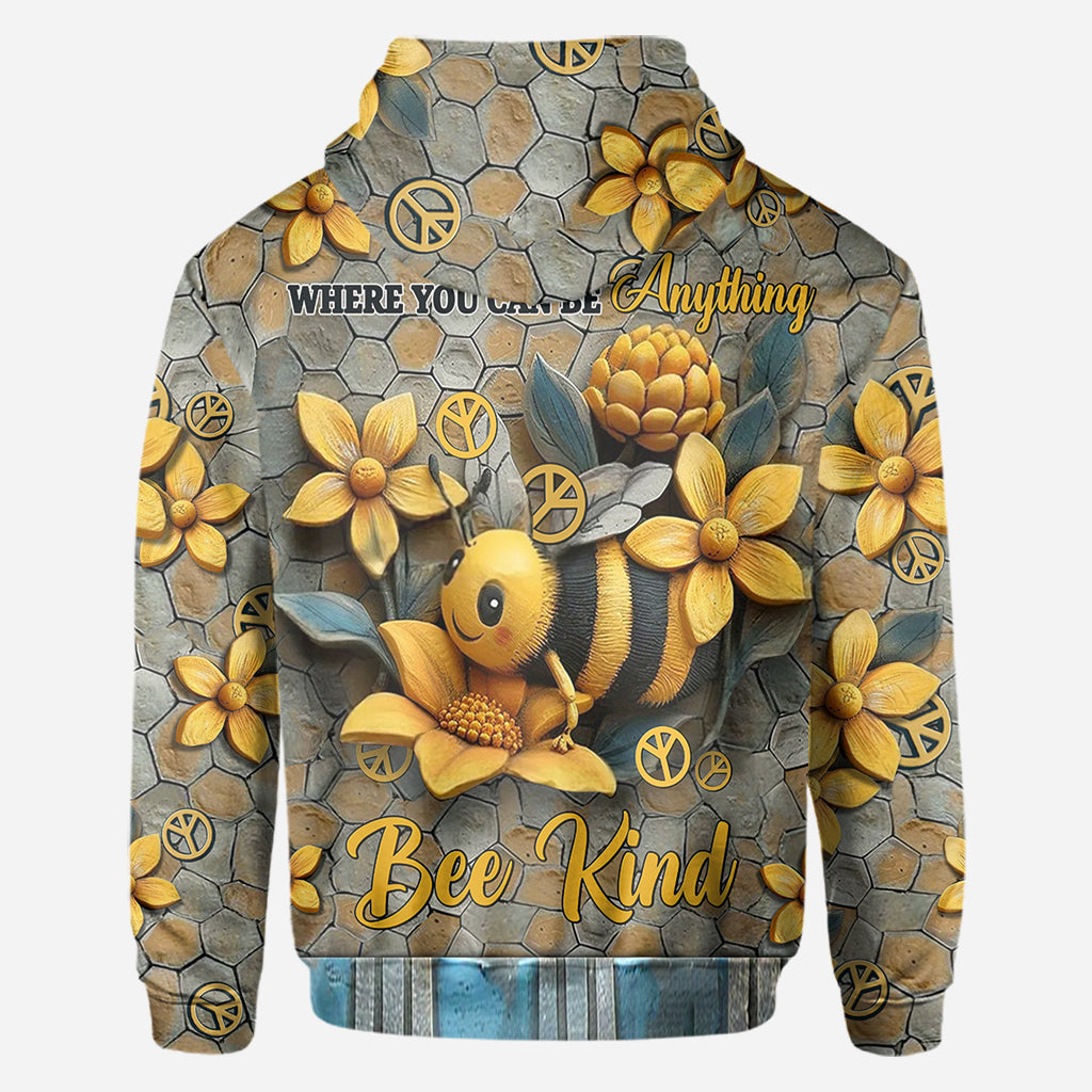 Dans un monde où tout est possible, soyez gentils - T-shirt hippie personnalisé