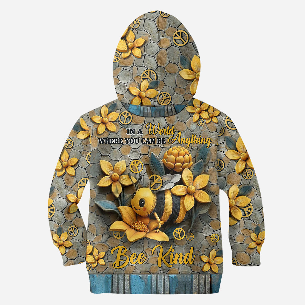 Dans un monde où tout est possible, soyez gentils - T-shirt hippie personnalisé