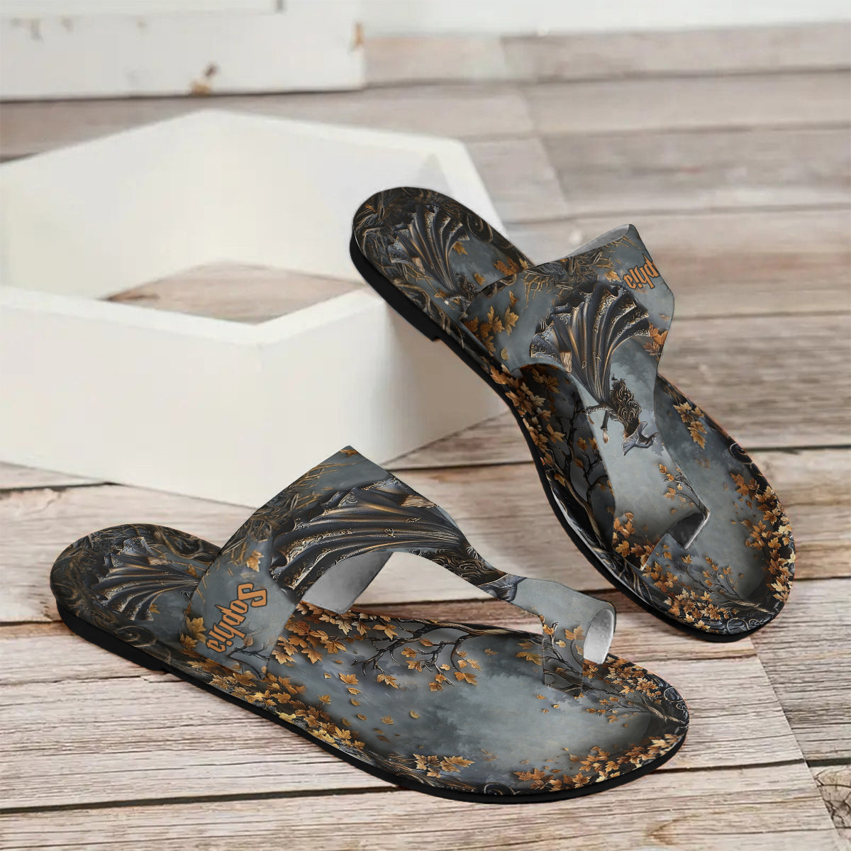 Belle Sorcière - Sandales à bout ouvert personnalisées