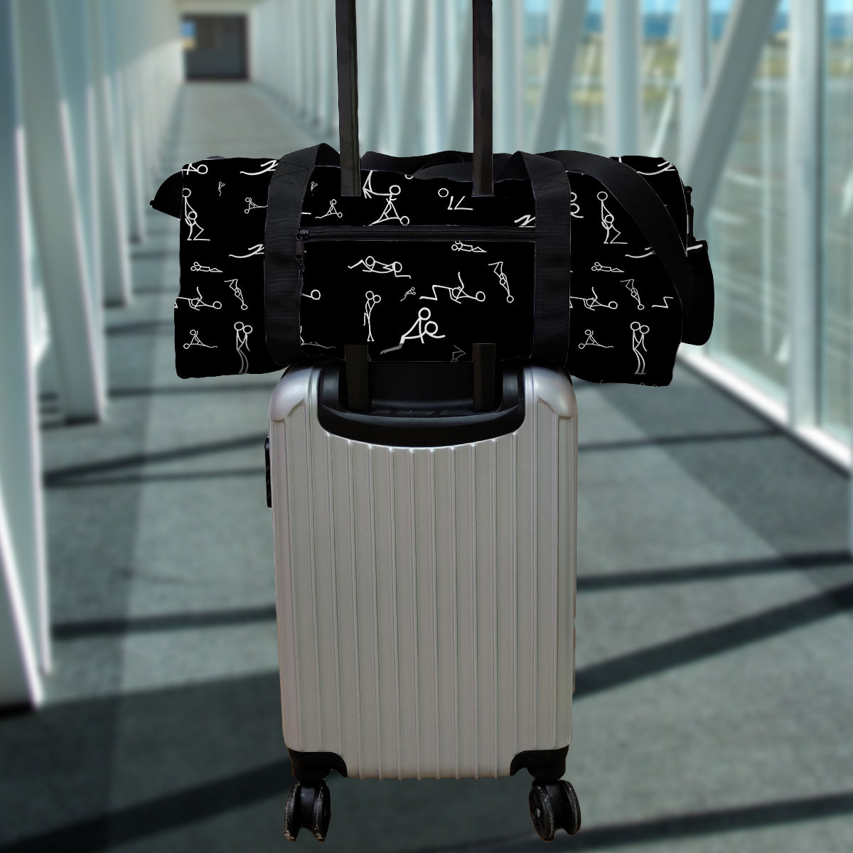 Favorite Cardio Workout - Personalized Spicy Couple Duffle Bag
