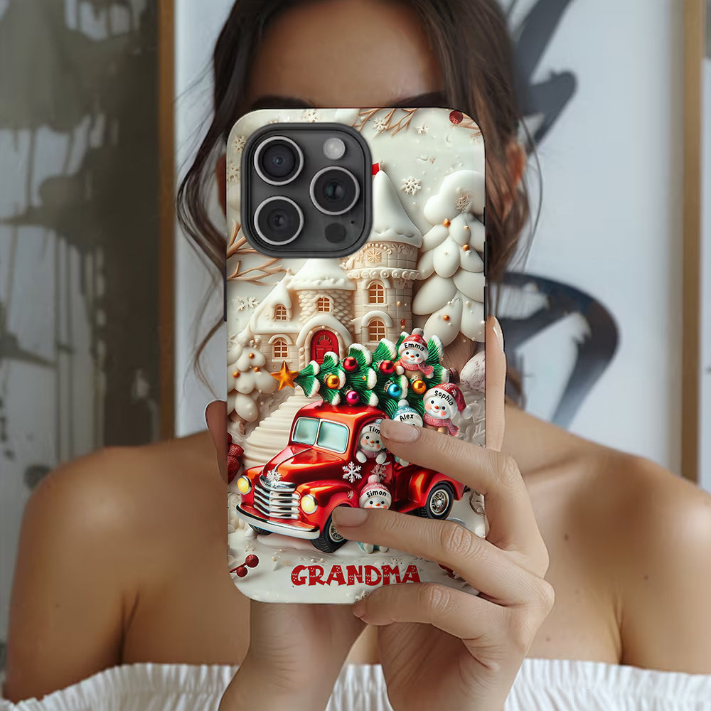 Nana's Little Cuties - Personalized Grandma Full Print Phone Case