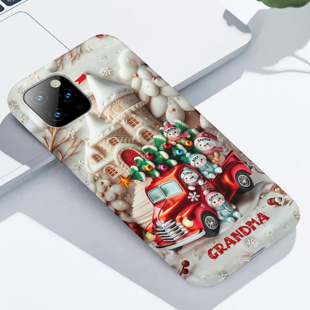 Nana's Little Cuties - Personalized Grandma Full Print Phone Case