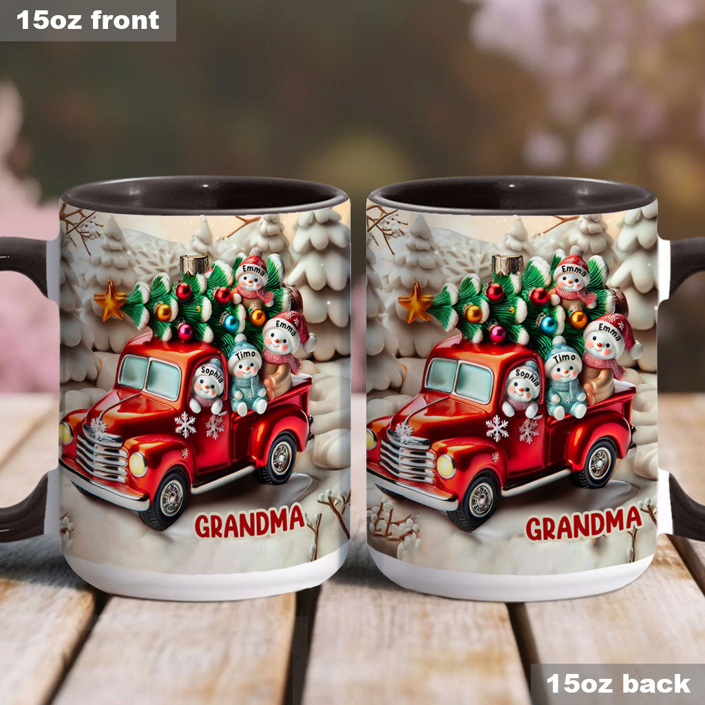 Nana's Cuties - Personalized Grandma Accent Mug