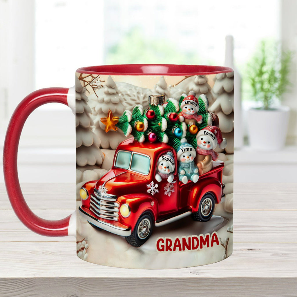 Nana's Cuties - Personalized Grandma Accent Mug