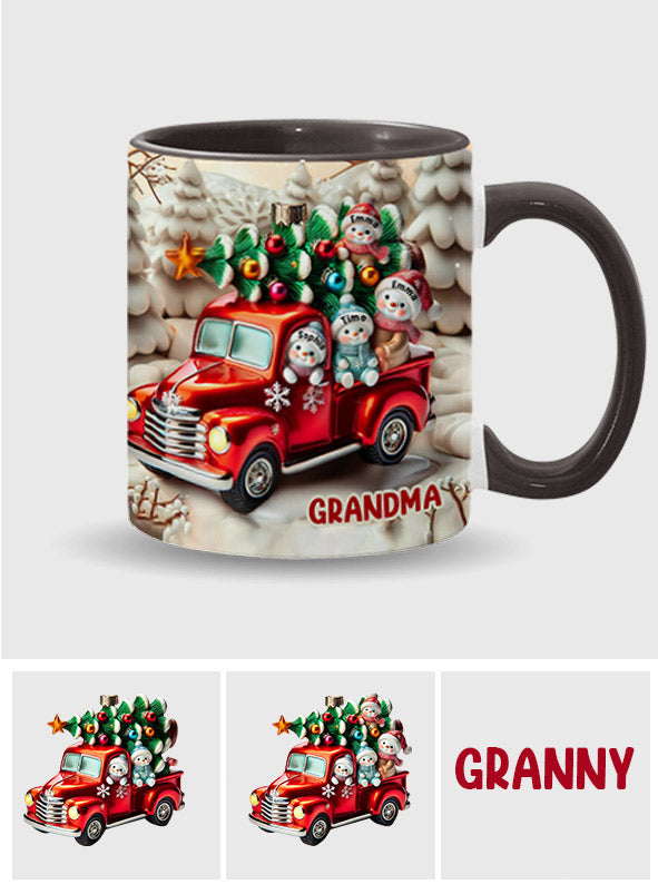 Nana's Cuties - Personalized Grandma Accent Mug