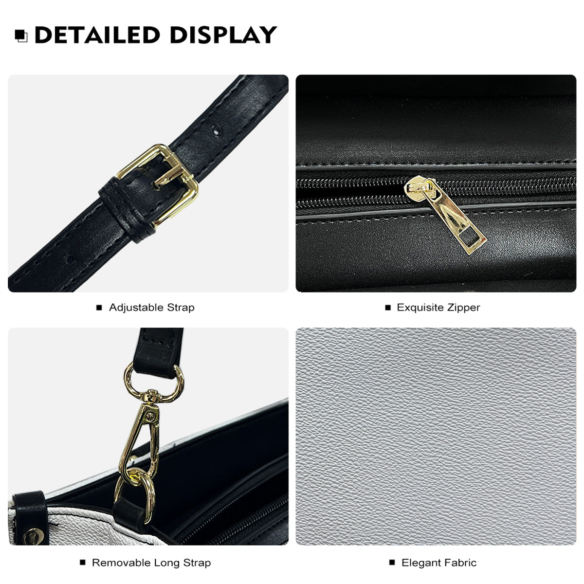 Sac à main en cuir personnalisé Nana's Cuties pour grand-mère