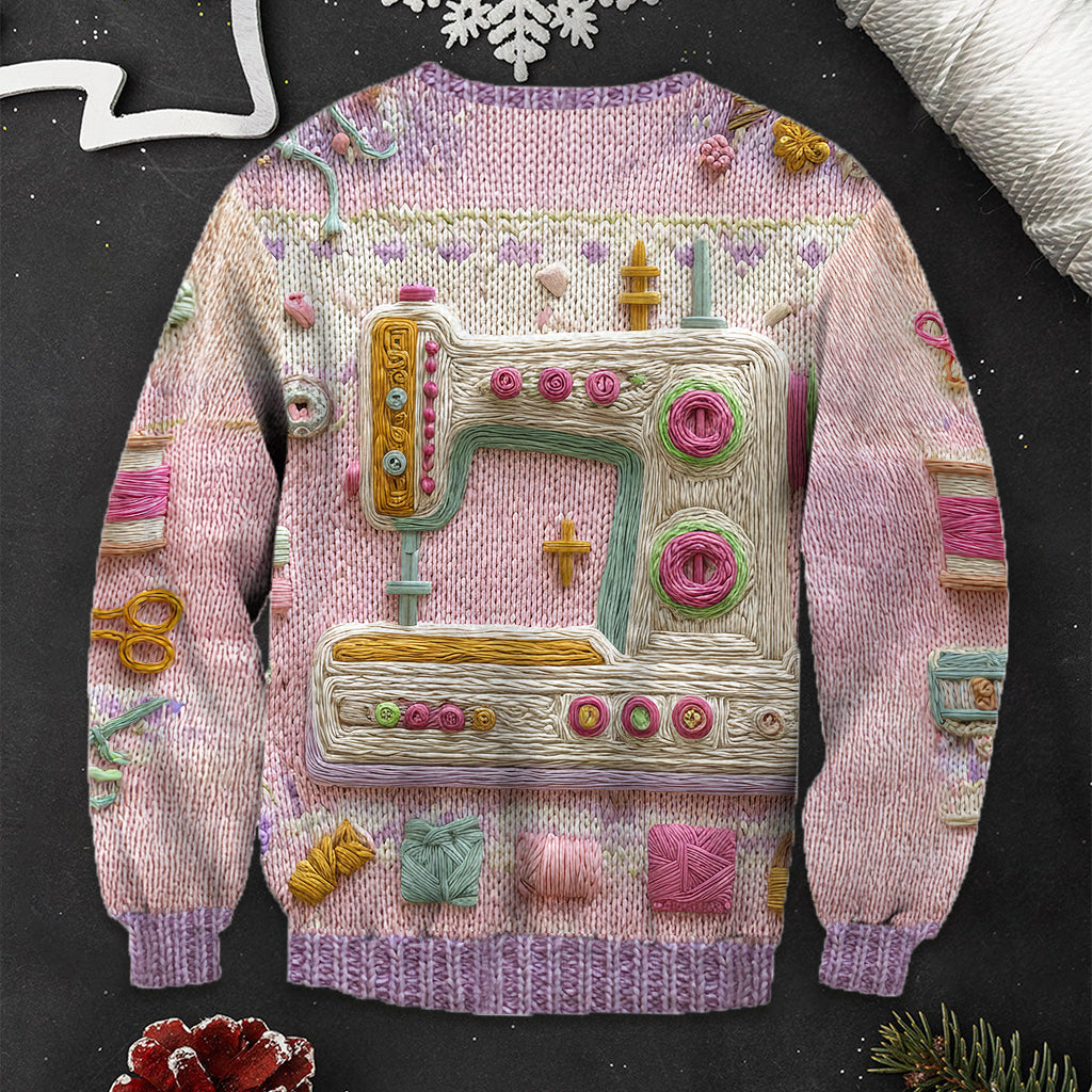 La couture, c'est ma passion ! - Pull moche personnalisé à coudre