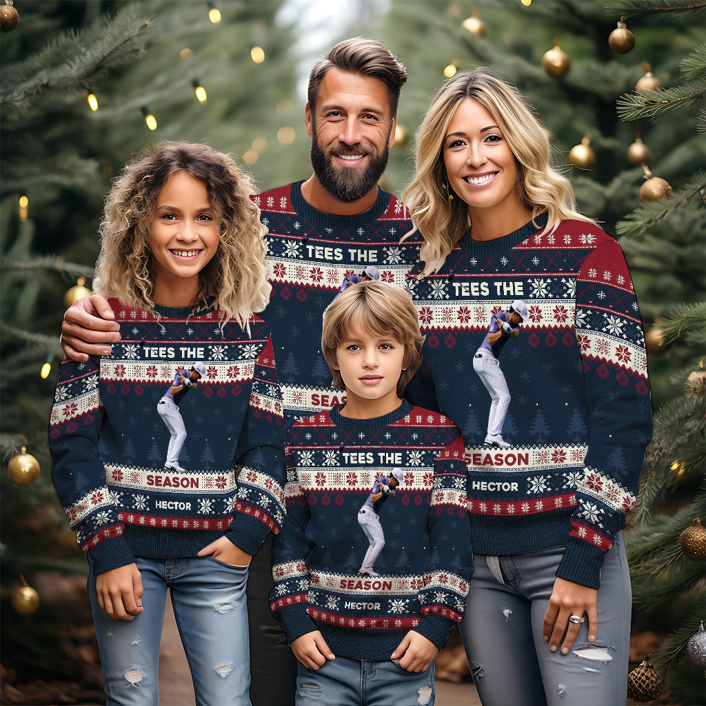 Pull de golf moche de Noël personnalisé