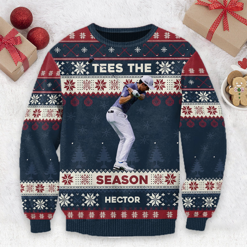 Pull de golf moche de Noël personnalisé