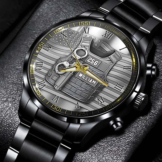 Serve And Protect - Personalized Police Officer Hand Watch