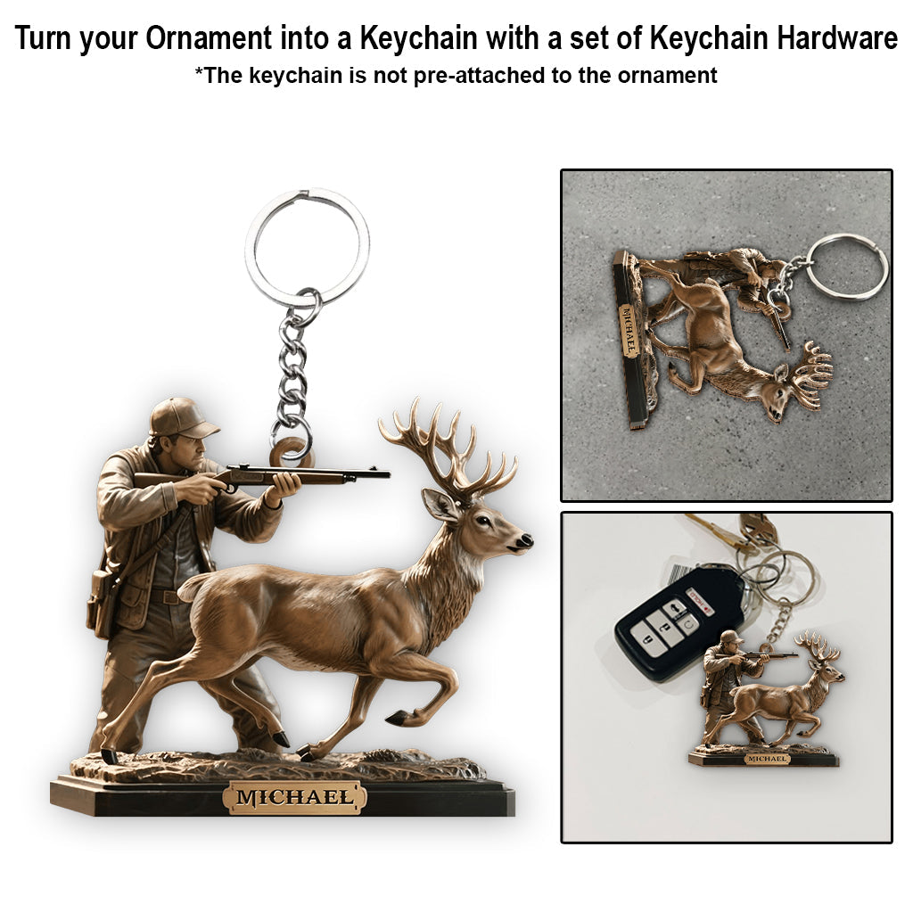 Love Hunting - Personalized Hunting Ornament