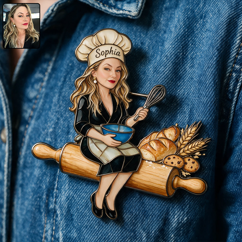 Love Baking - Personalized Baking 3D Embossed Enamel Pin