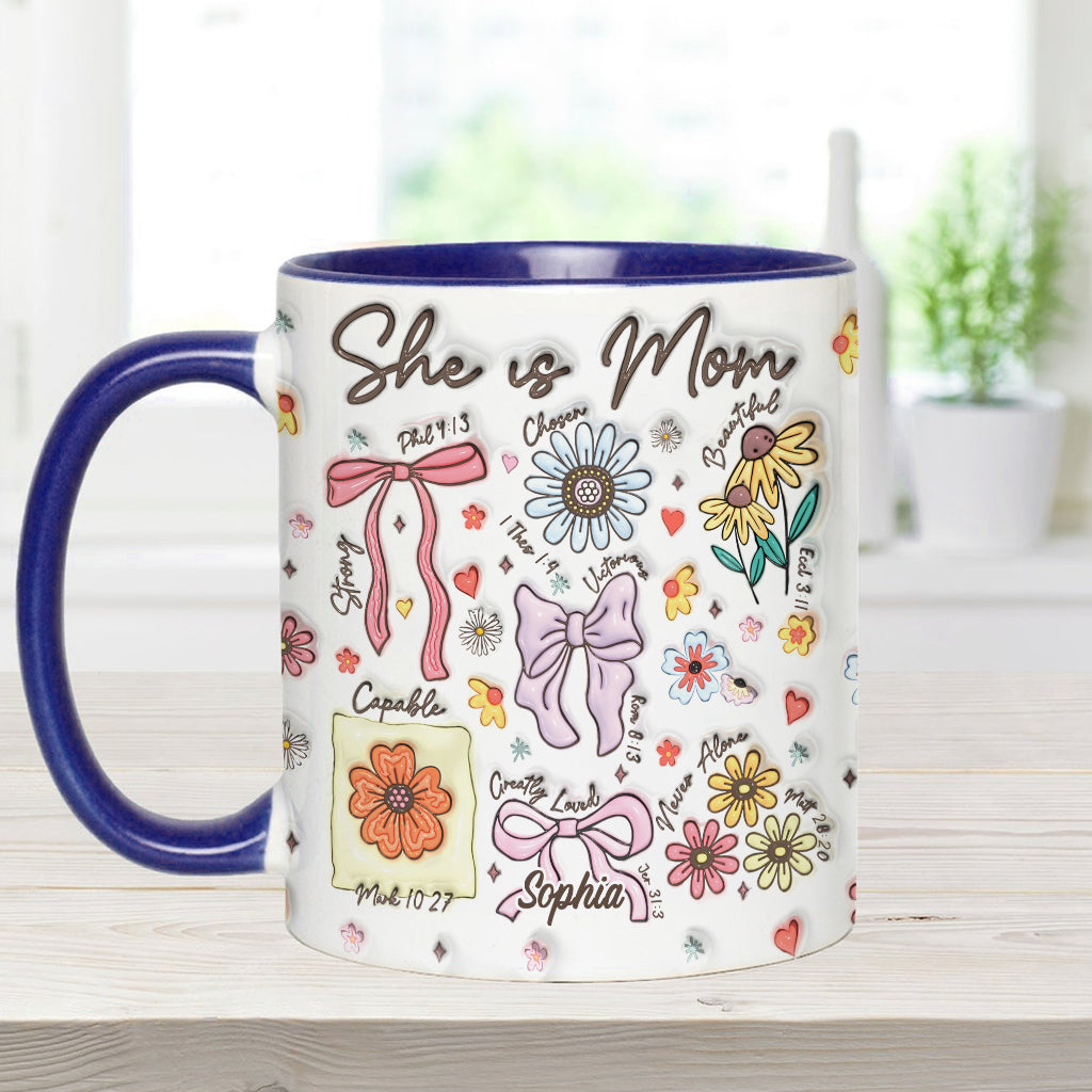Elle est maman - Mug personnalisé « Maman »