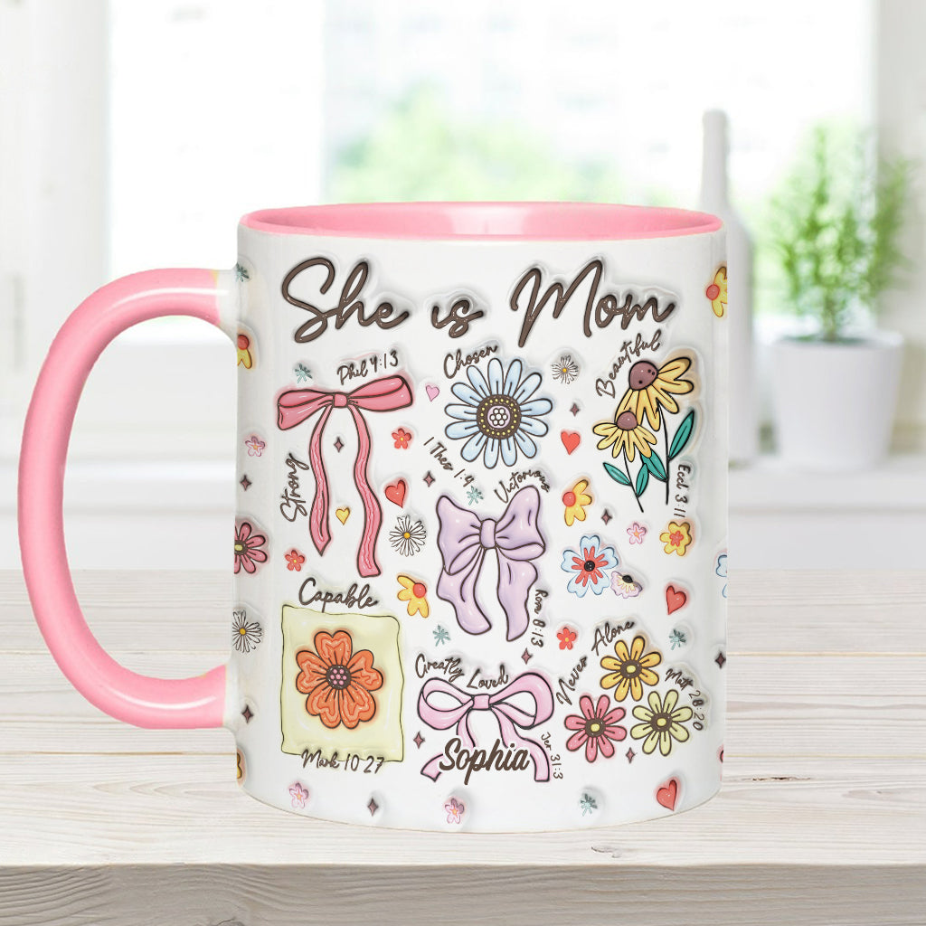 Elle est maman - Mug personnalisé « Maman »