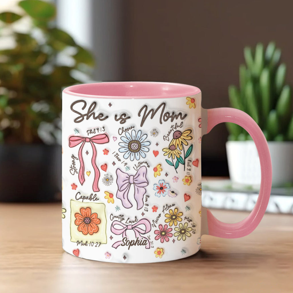 Elle est maman - Mug personnalisé « Maman »