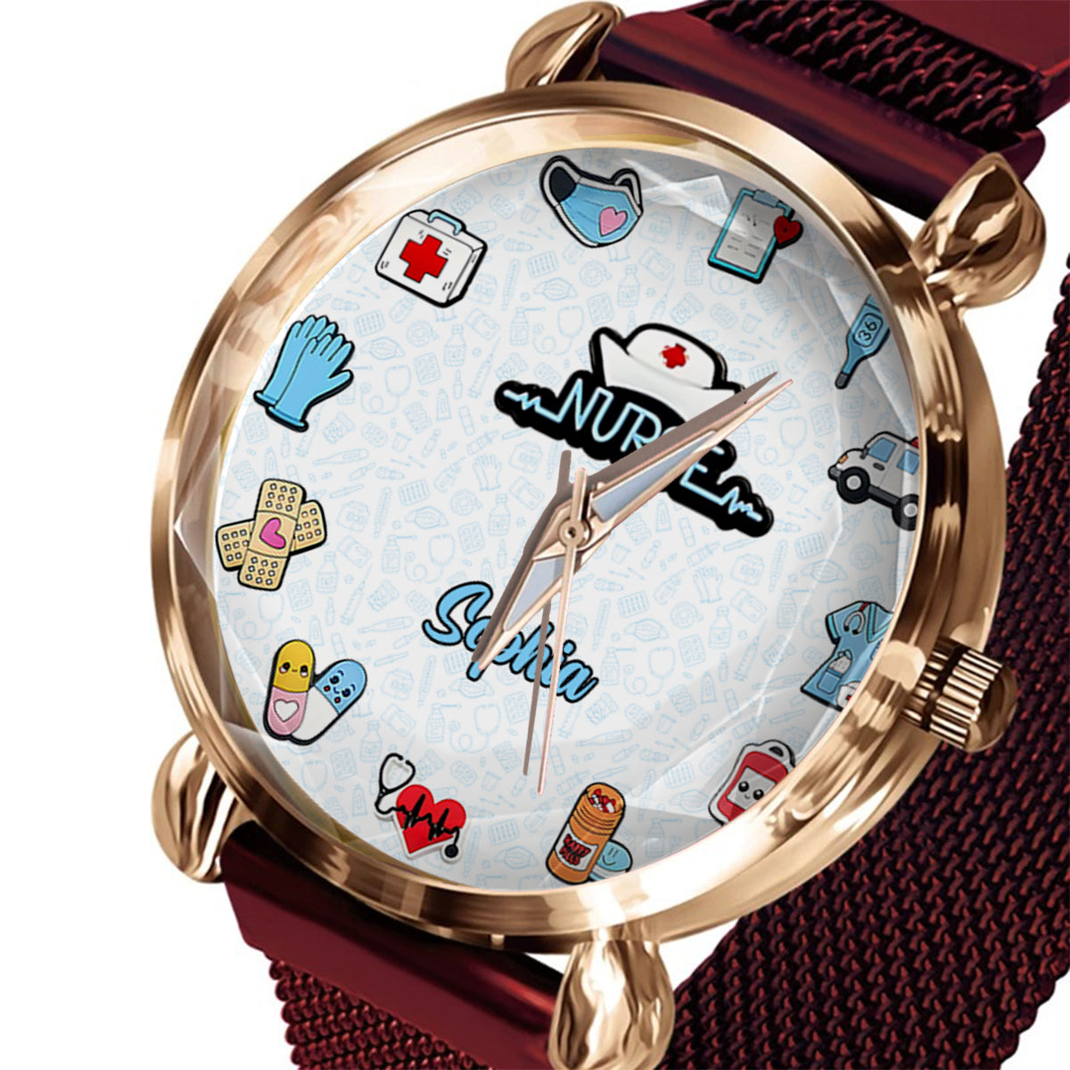 Nurse Life - Personalized Nurse Women Hand Watch