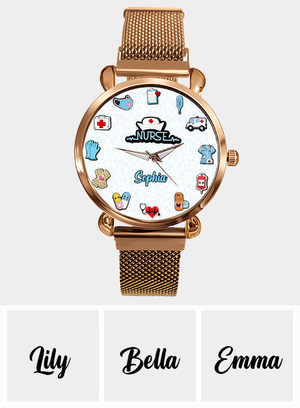 Nurse Life - Personalized Nurse Women Hand Watch