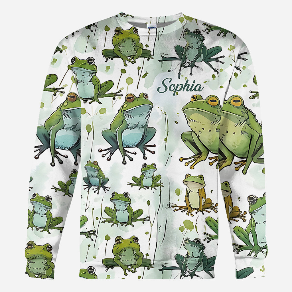 Love Frogs - Personalized Frog All Over Shirt