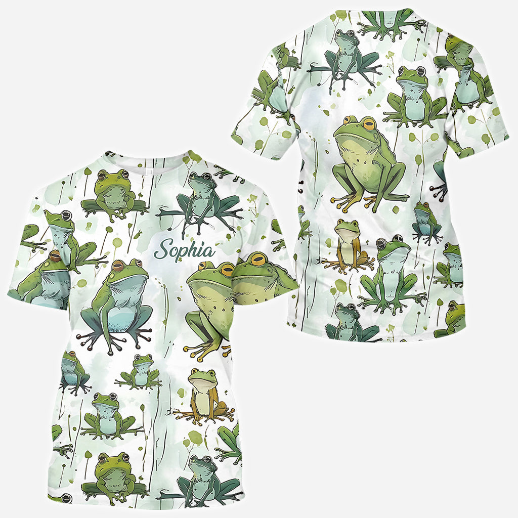 Love Frogs - Personalized Frog All Over Shirt