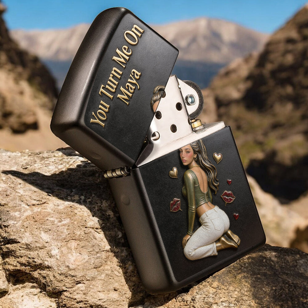 Vous m'allumez - Briquet personnalisé pour couples épicés