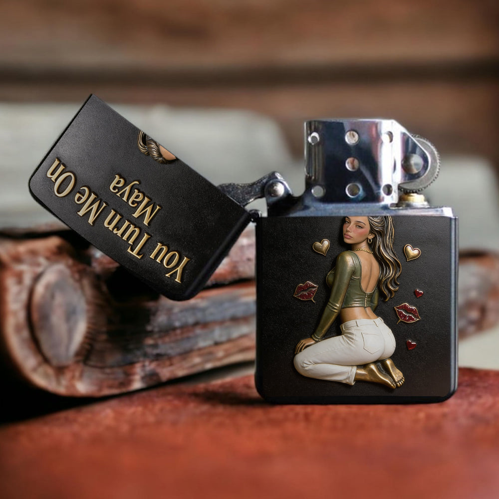 Vous m'allumez - Briquet personnalisé pour couples épicés