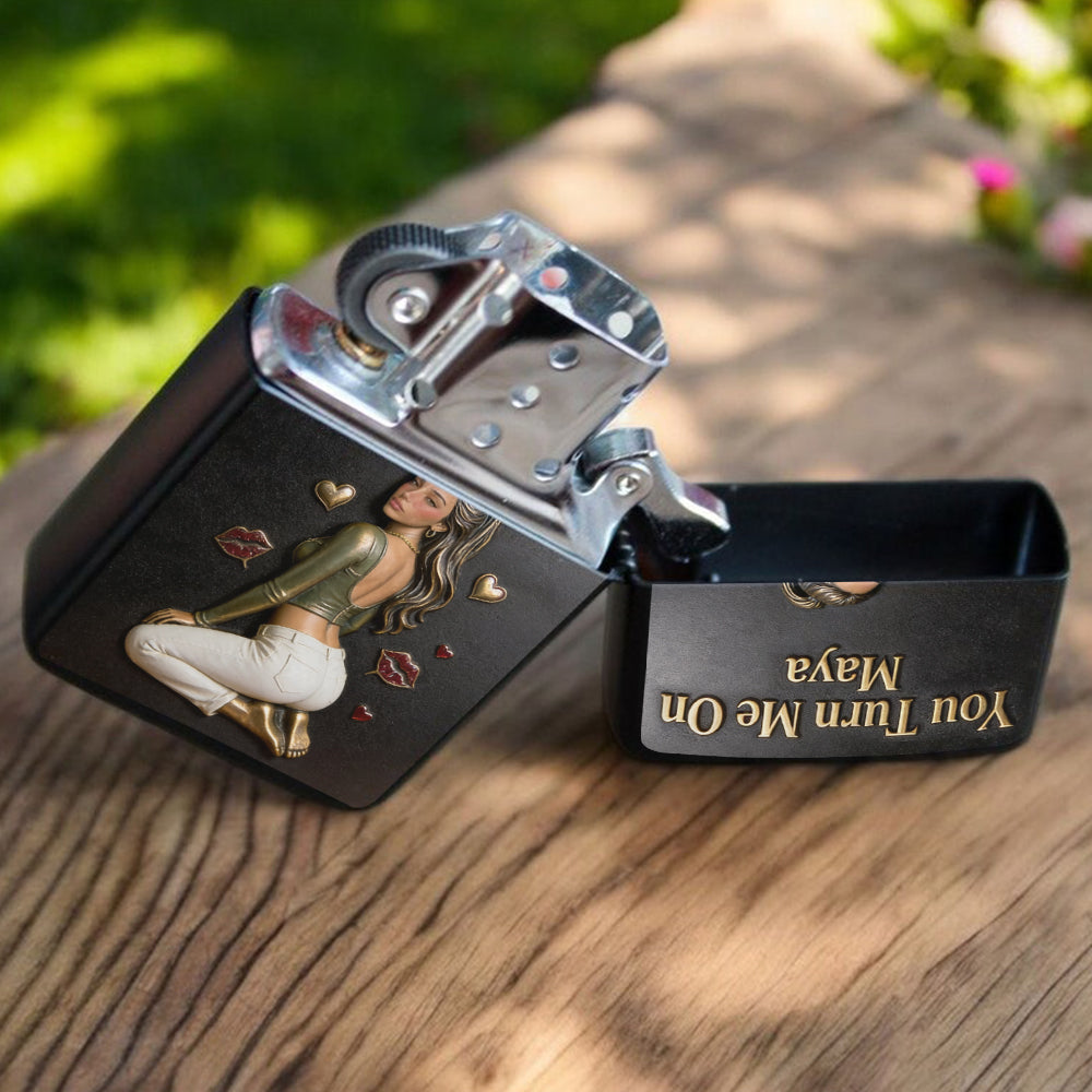 Vous m'allumez - Briquet personnalisé pour couples épicés