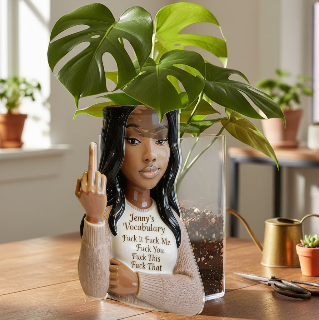 Your Vocabulary - Personalized Colleague Acrylic Pot