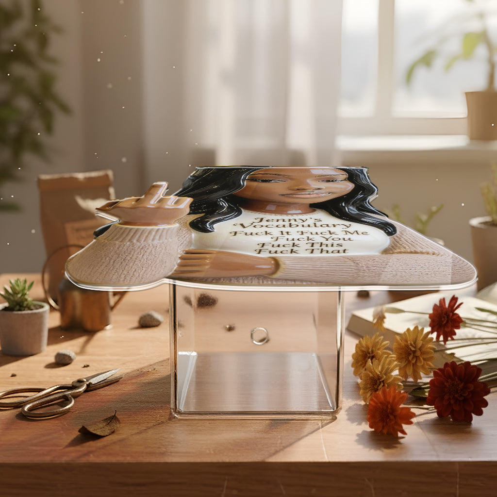 Your Vocabulary - Personalized Colleague Acrylic Pot