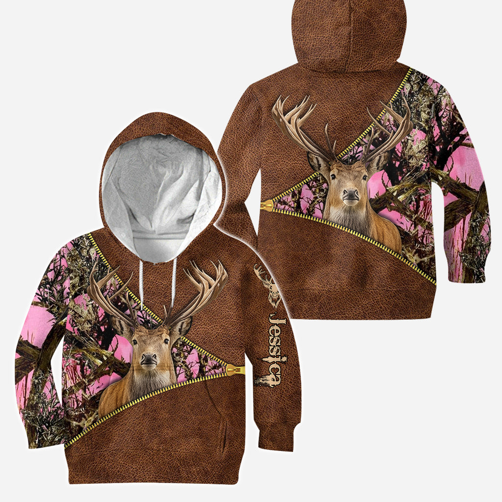 Fille de la campagne - Sweat à capuche et legging de chasse personnalisés