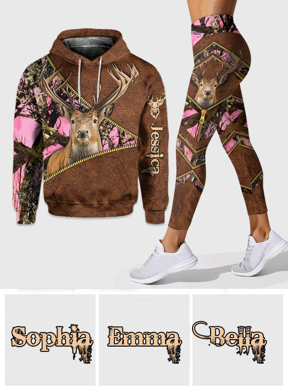 Fille de la campagne - Sweat à capuche et legging de chasse personnalisés