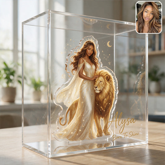 Coffret en Acrylique Fantaisie Personnalisé - Boîte d'Affichage Horoscope