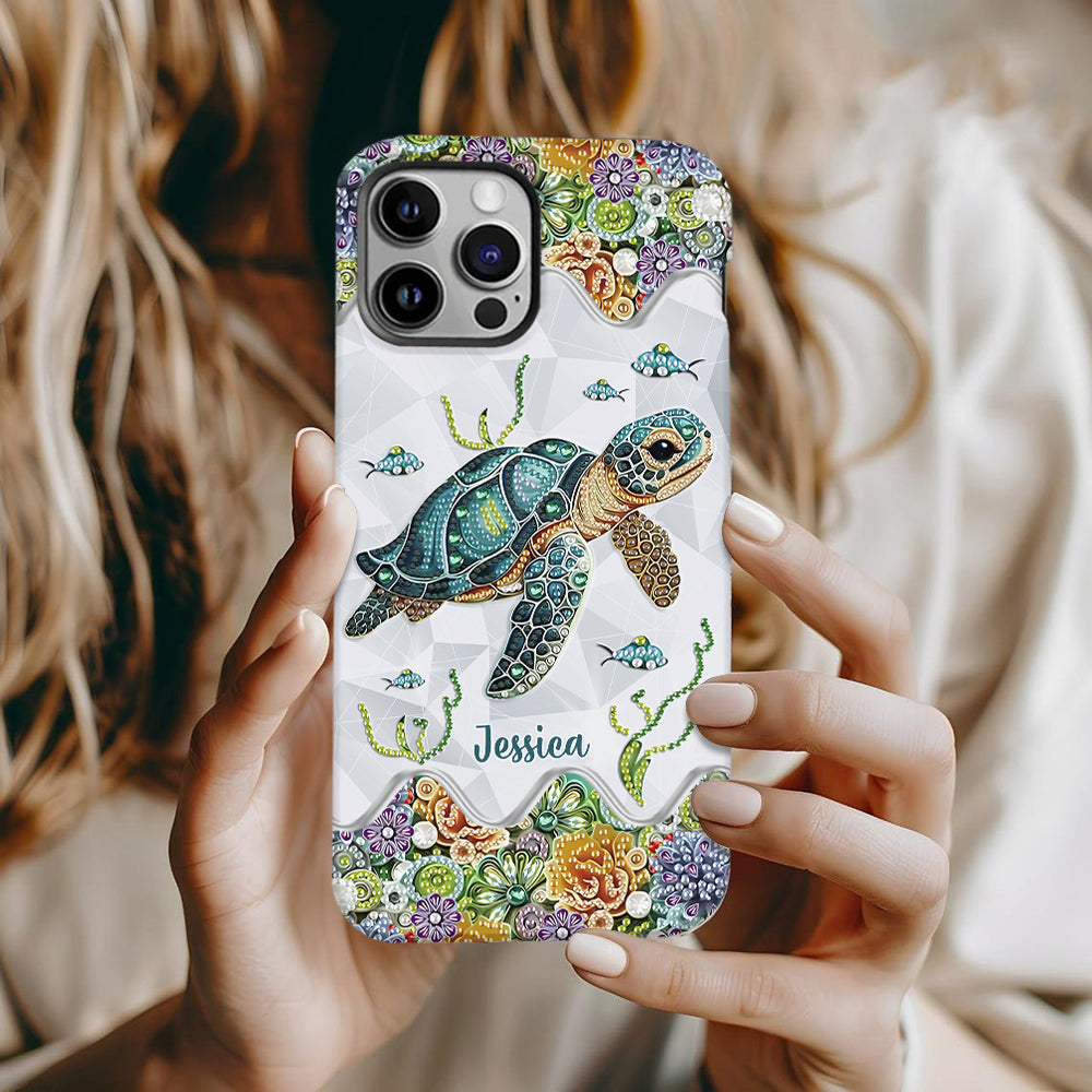 Just A Girl Who Loves Turtle - Personalized Turtle Full Print Phone Case