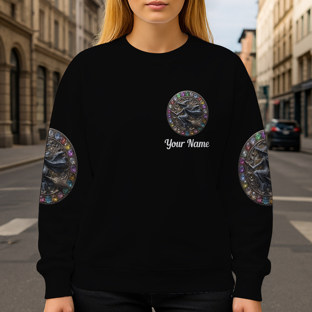 Sparkle Witch - Personalized Witch All Over Shirt