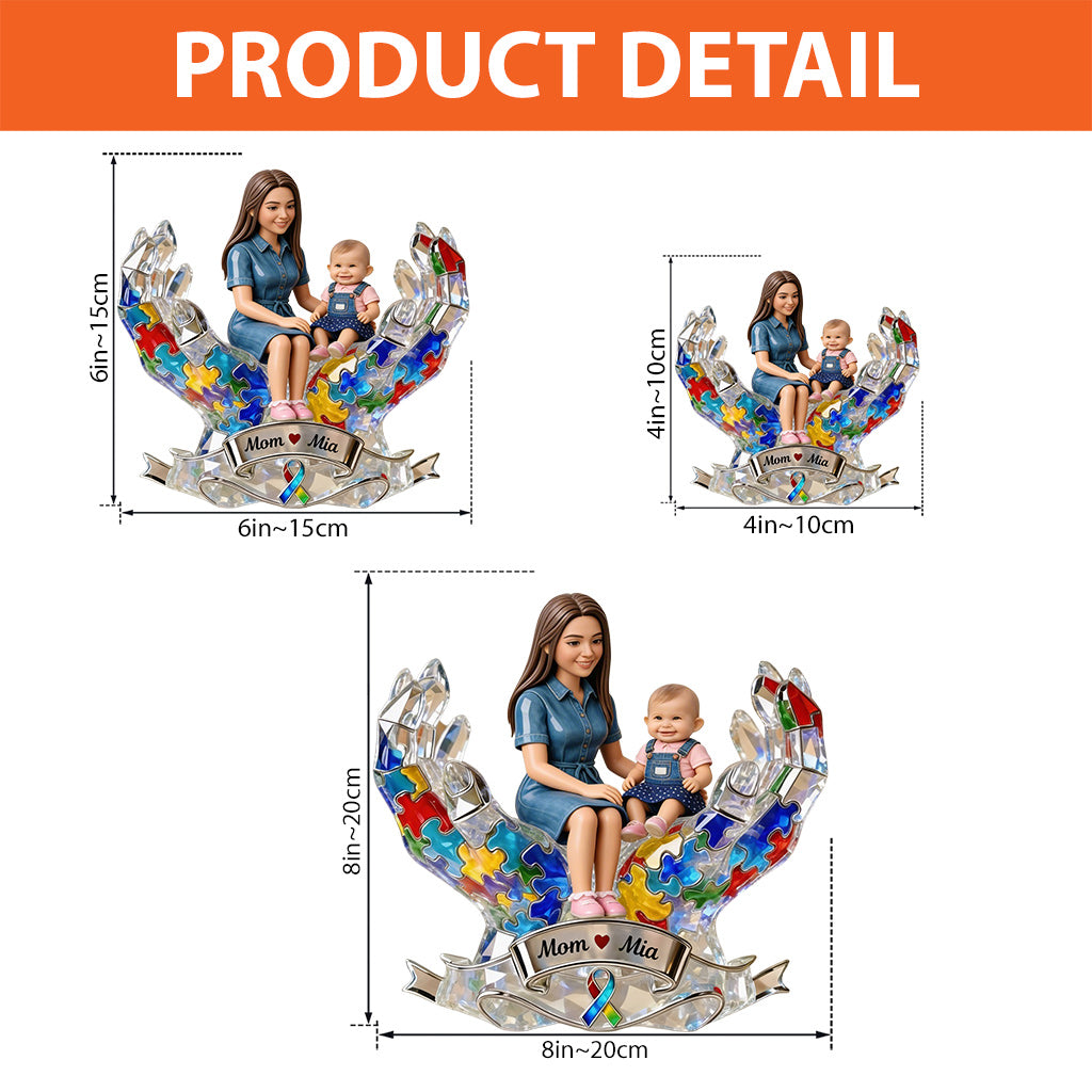 Custom Any Photo - Personalized Autism Awareness Custom Shaped Acrylic Plaque