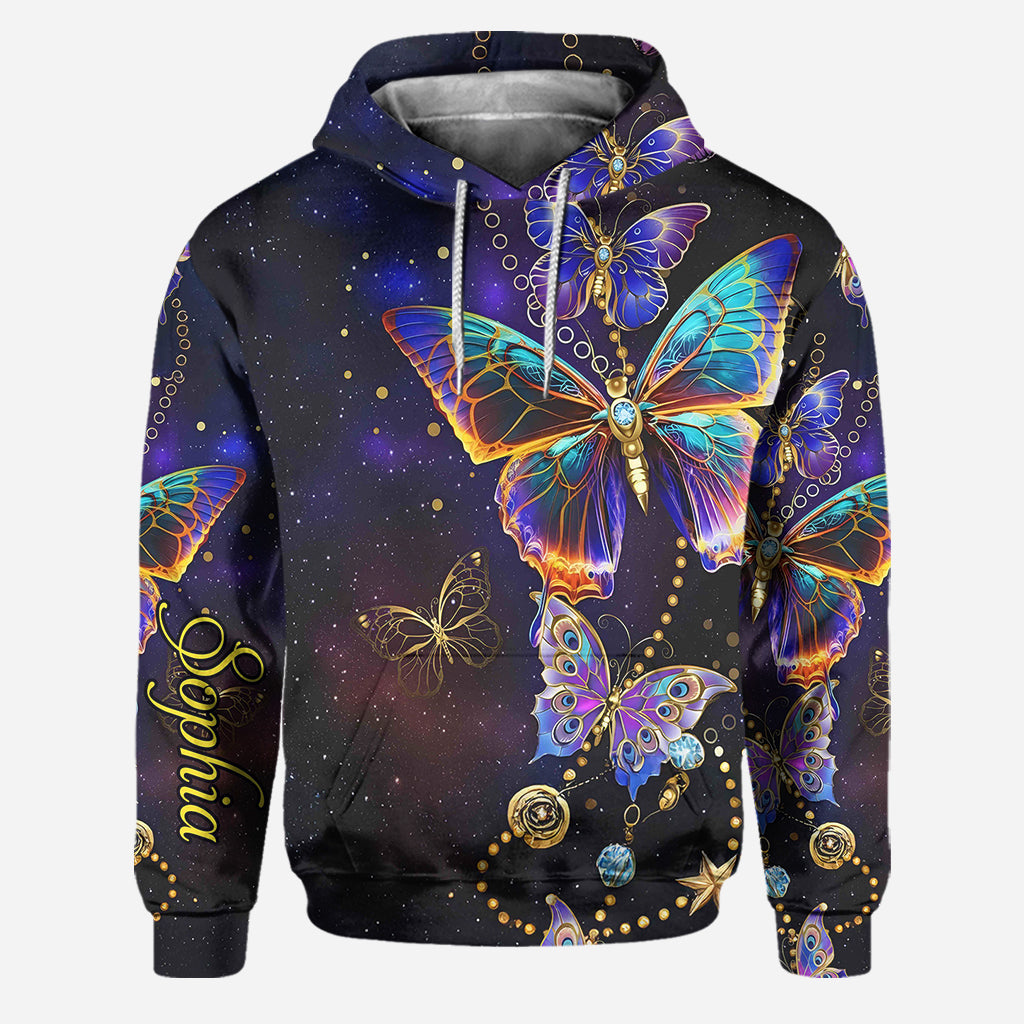 Magnifique papillon - Sweat à capuche et legging personnalisés papillon