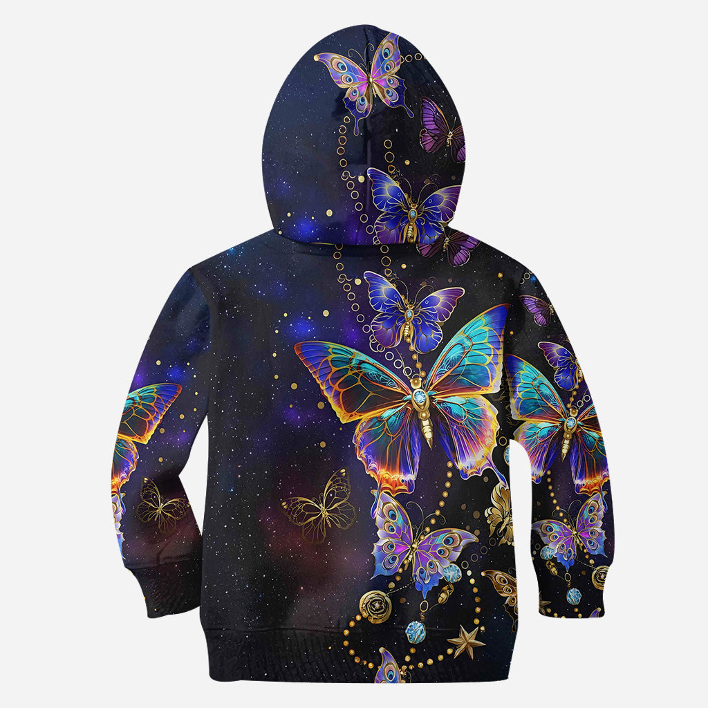 Magnifique papillon - Sweat à capuche et legging personnalisés papillon