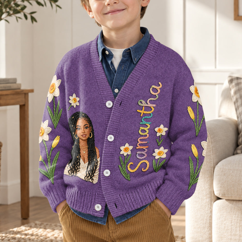 Birth Month Flower - Personalized Self Love Cardigan Sweater