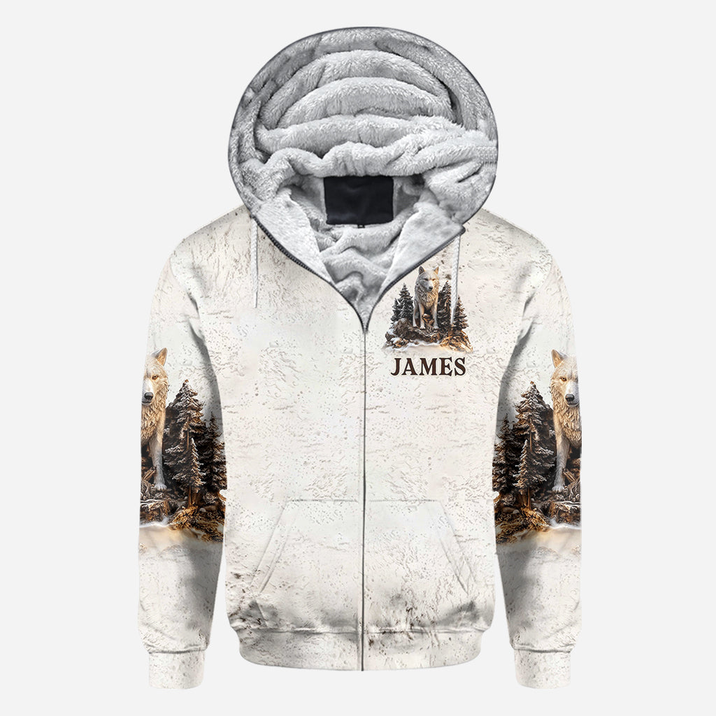 Papa Wolf Pack - Personalized Father All Over Shirt