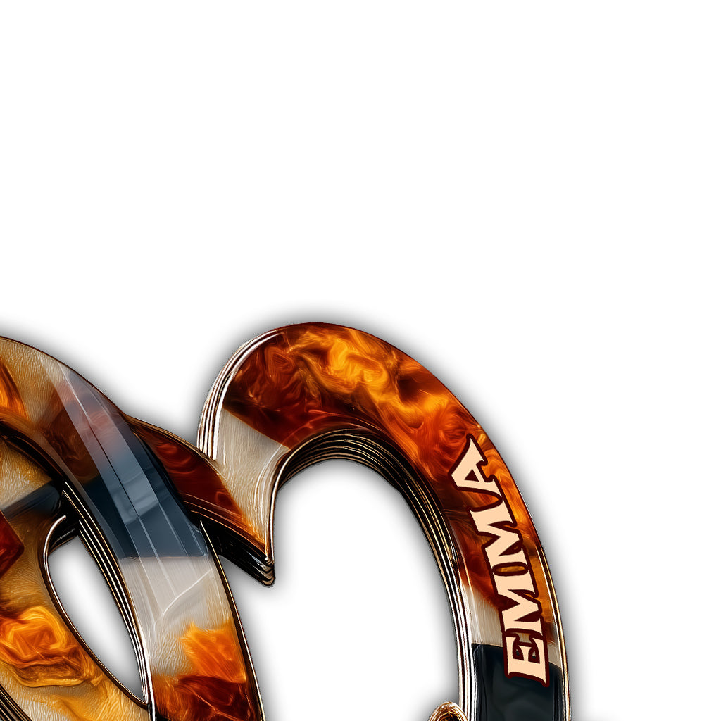 Ensemble pour toujours - Plaque en métal personnalisée pour couples