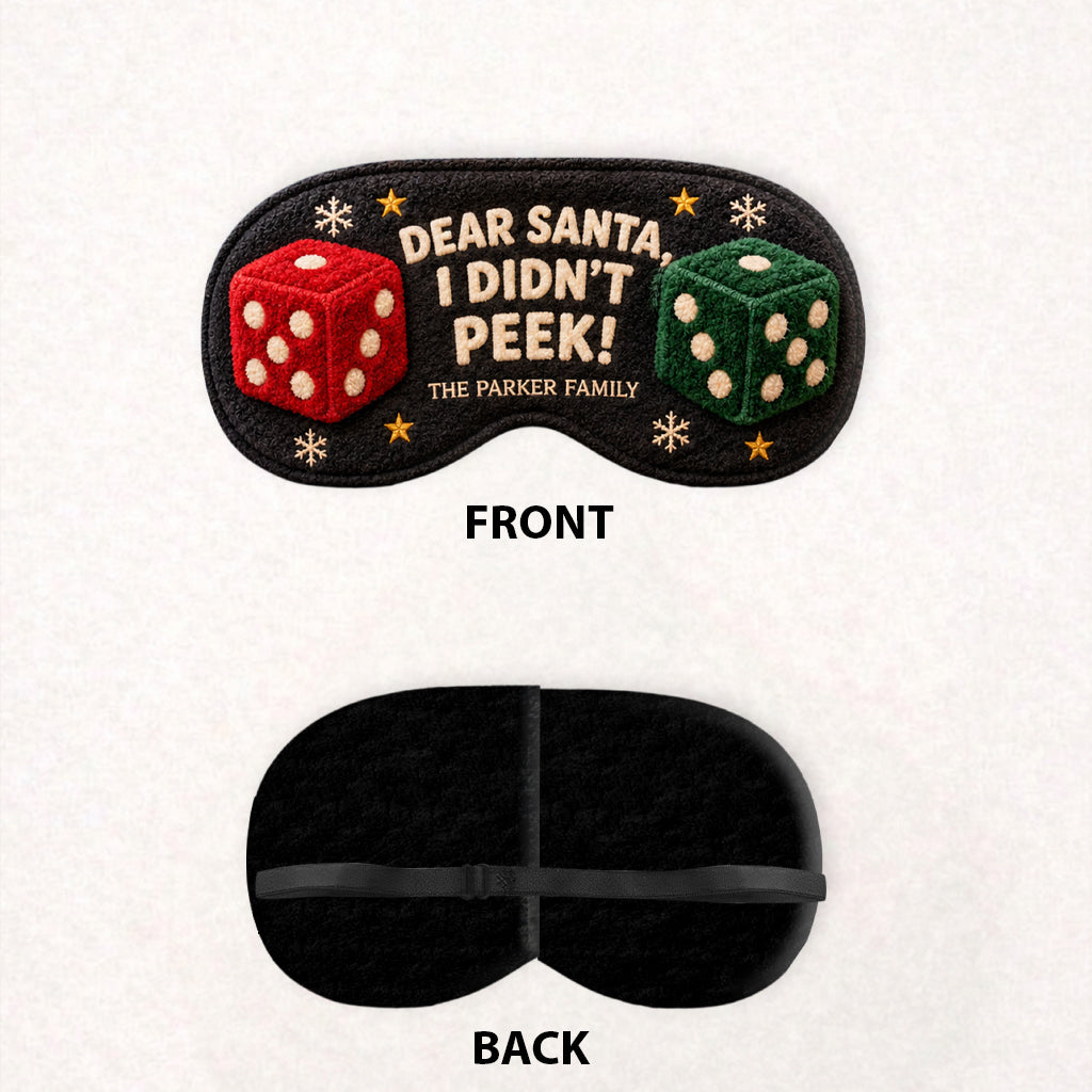I Didn't Feek - Personalized Family Faux Fur Sleep Mask