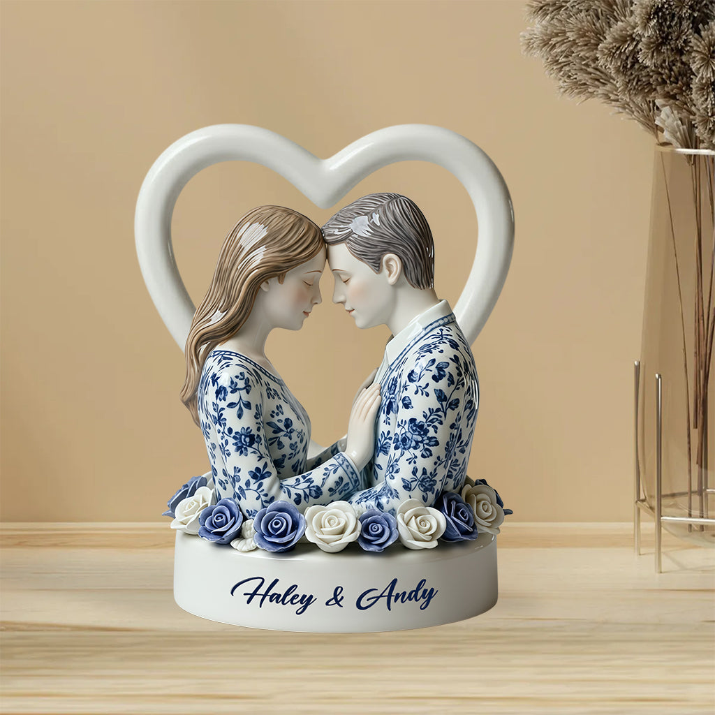 Toile de Jouy Couple You And Me We Got This - Plaque acrylique personnalisée pour couple