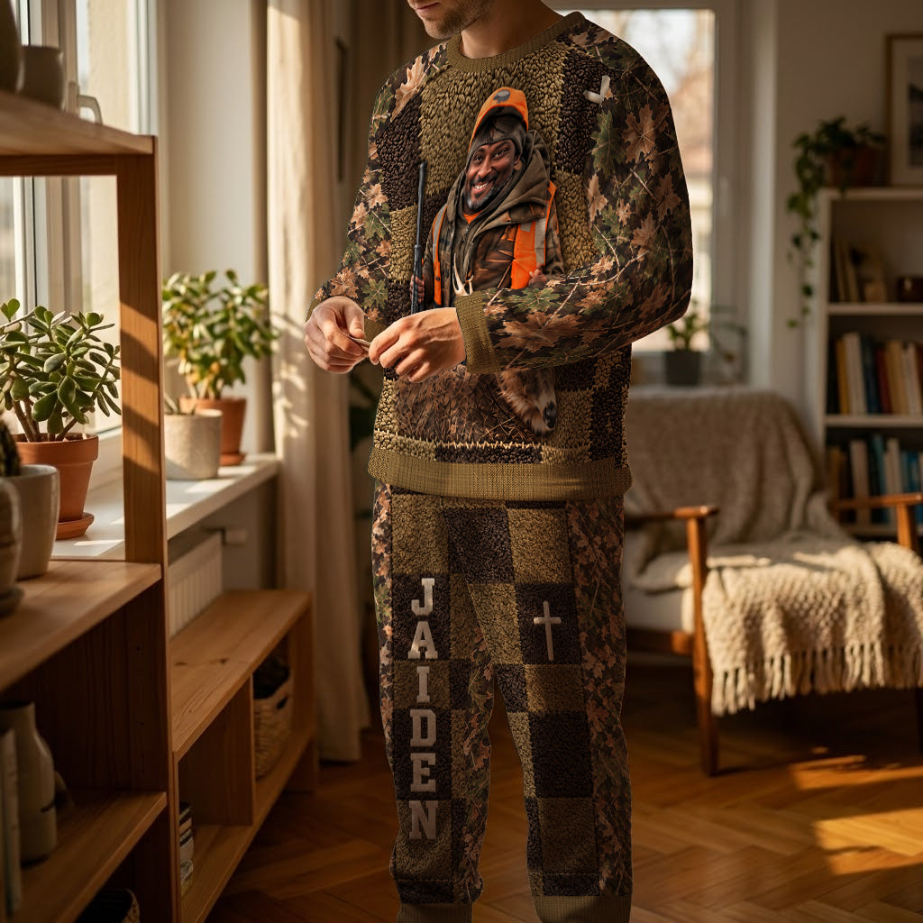 Love Hunting - Personalized Hunting Fleece Lounge Set