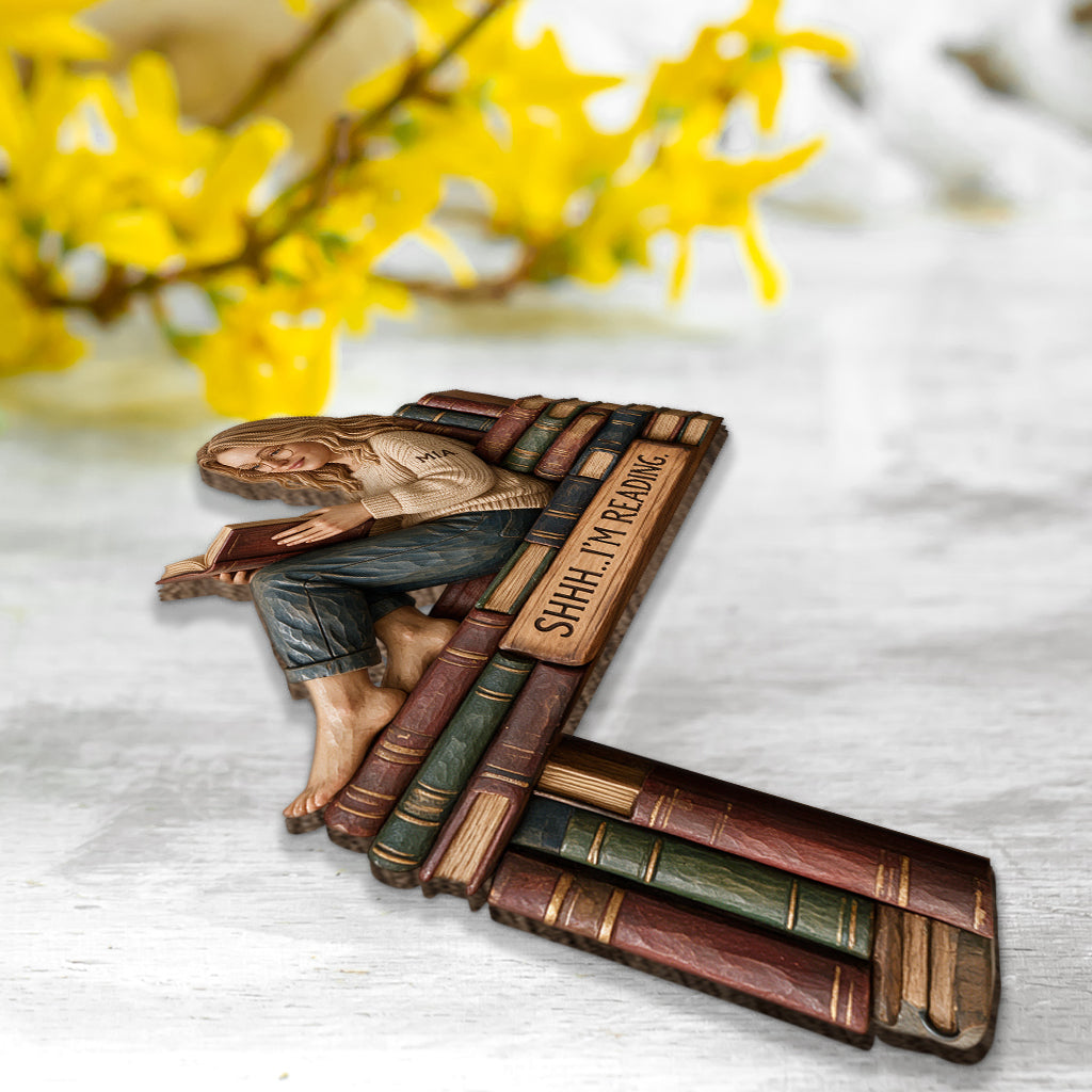 I'm Reading - Personalized Book Door Frame Decoration