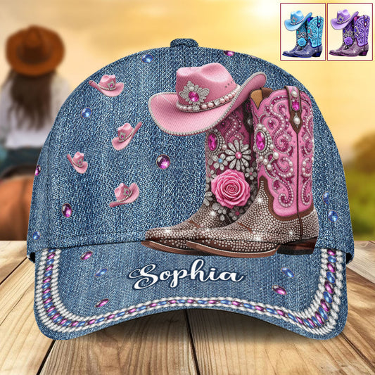 Casquette de cowgirl personnalisée - Style cowgirl classique